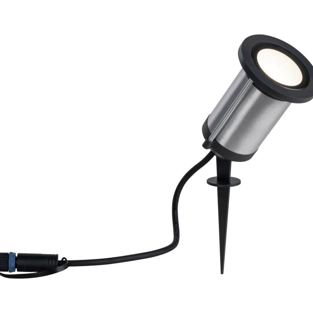 LED-puutarhaspotti Plug & Shine Classic, IP65, 3000K, antrasiitti - Paulmann Hot