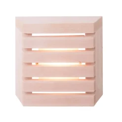 LED-saunavalaisin Saunaled 260TRL 8W/827 270x268x66 mm himmennettävä IP65 tervaleppä - Airam Online
