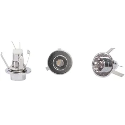 LED Energie LED-saunavalosarja 9x0,25W IP54/20 3500K hopea Hot