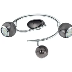 Eglo LED-Spottivalaisin Bimeda 3-osainen musta/nikkeli Discount