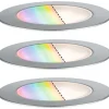 Paulmann LED-terassivalaisinsarja Plug & Shine Floor, Smart Home Zigbee 3.0, IP67, RGBW+, 3x2W, rst