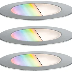 Paulmann LED-terassivalaisinsarja Plug & Shine Floor, Smart Home Zigbee 3.0, IP67, RGBW+, 3x2W, rst