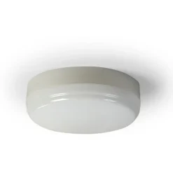 Ensto LED-tunnistinvalaisin AVR1.1109L/3K IP44 10W/830 Ø260x88 mm RAD-tunnistimella valkoinen Clearance