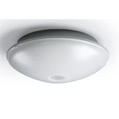 Ensto LED-tunnistinvalaisin AVR254 11W/830 PIR Ø254x95 mm IP54 vaaleanharmaa Hot
