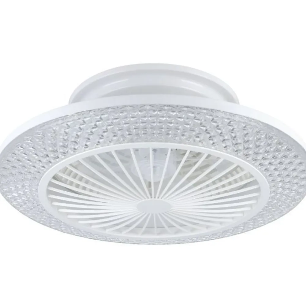Eglo LED-tuuletinvalaisin Malinska, valkoinen Discount
