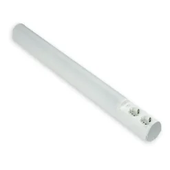 Ensto LED-työpistevalaisin Ali AL13218LED/DW 9W/8DW 768 mm 2-osainen pistorasia + kytkin valkoinen Hot