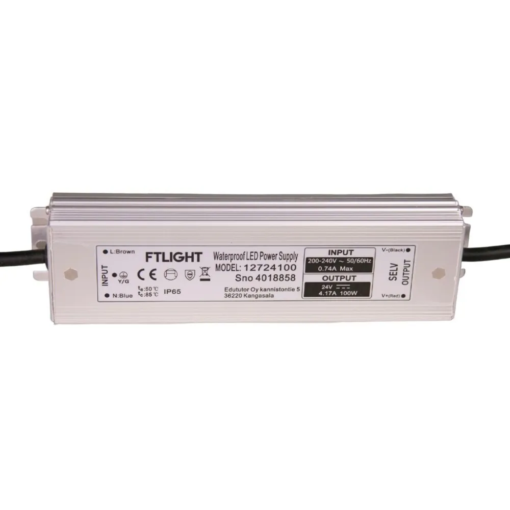 FTLight LED-vakiojännitelähde 100 W 24V IP65 Sale