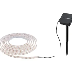 Paulmann LED-valonauha aurinkokennolla , 3m, IP44, 0.3W, 16lm/m, 60LEDs/m, 2700K, hämärätunnistin