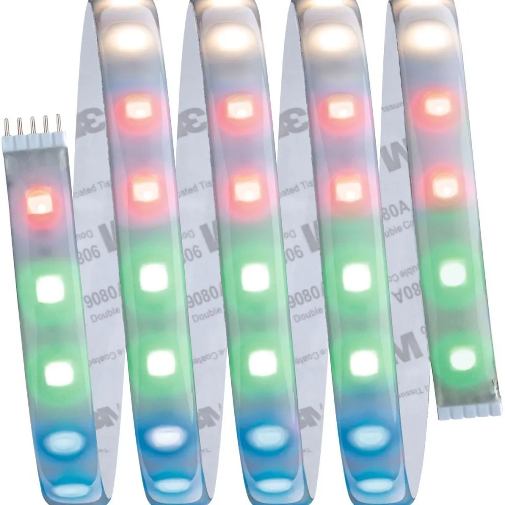 LED-valonauha MaxLED 500, aloituspakkaus, 1.5m, IP44, 18W, 440lm/m, RGBW+, 36VA - Paulmann Discount