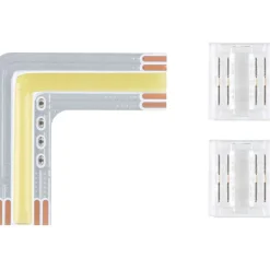 Paulmann LED-valonauha MaxLED 500 Full-Line COB, kulmaosa, 0.3W, 1000lm/m, säädettävä värilämpötila Clearance