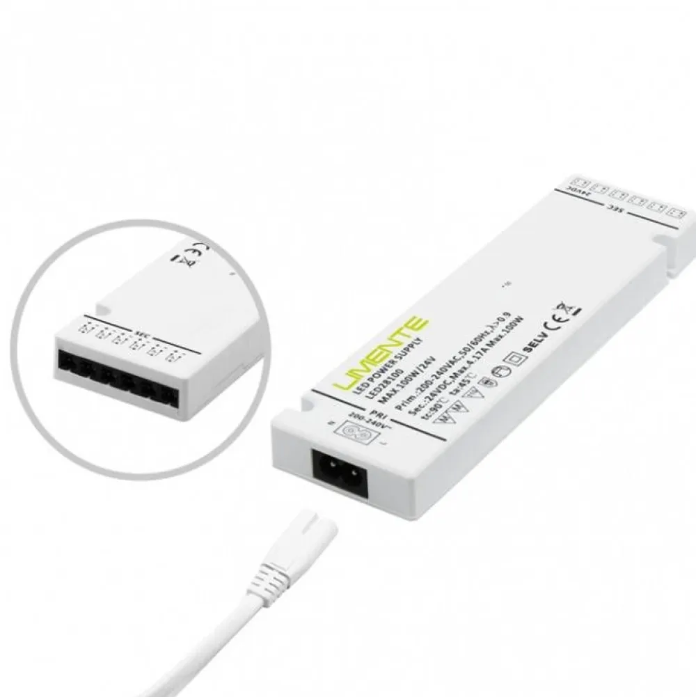 Limente LED-virtalähde 24V 100W integroidut liittimet Sale