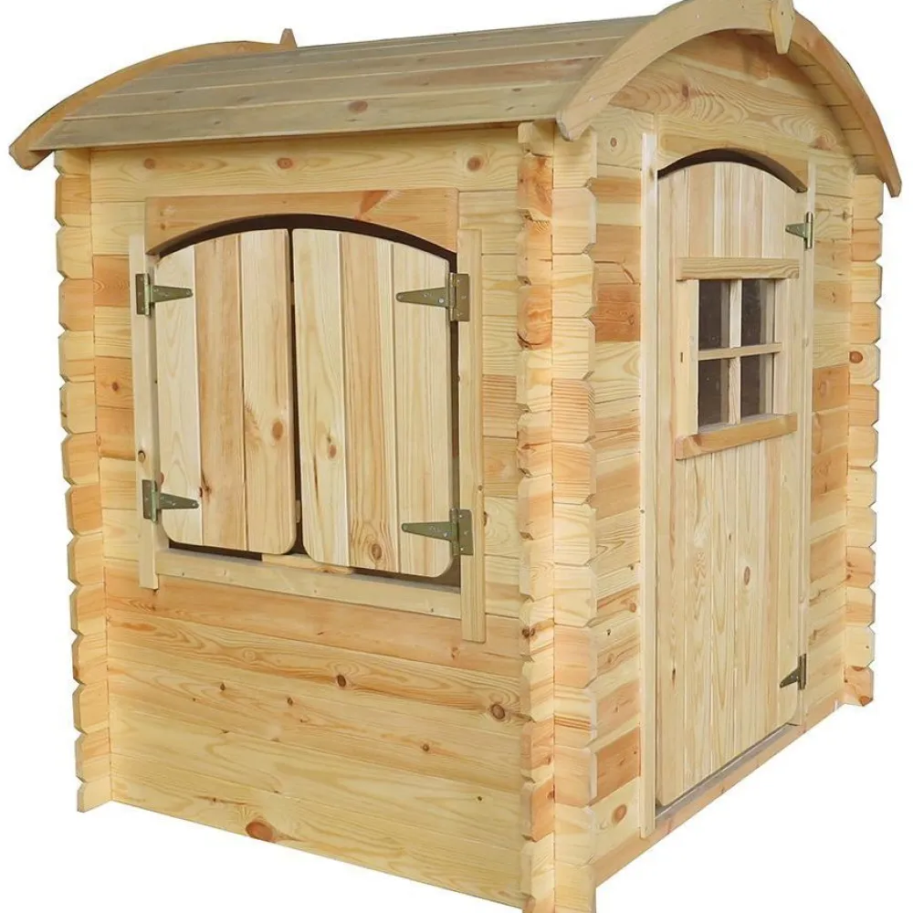 Leikkimökki M505, 1.1m², eri vaihtoehtoja - Timbela