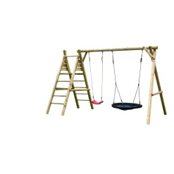 Palmako Leikkiteline Kasper sis. keinu + pesäkeinu + kiipeilyteline Online
