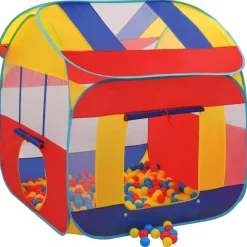 Leikkiteltta 123x120x126 cm 550 pallolla eri värejä - FinePRICE Best