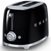 Smeg Leivänpaahdin TSF01BLEU 2-viipaleen musta New