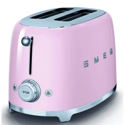 Smeg Leivänpaahdin TSF01PKEU 2-viipaleen vaaleanpunainen Sale