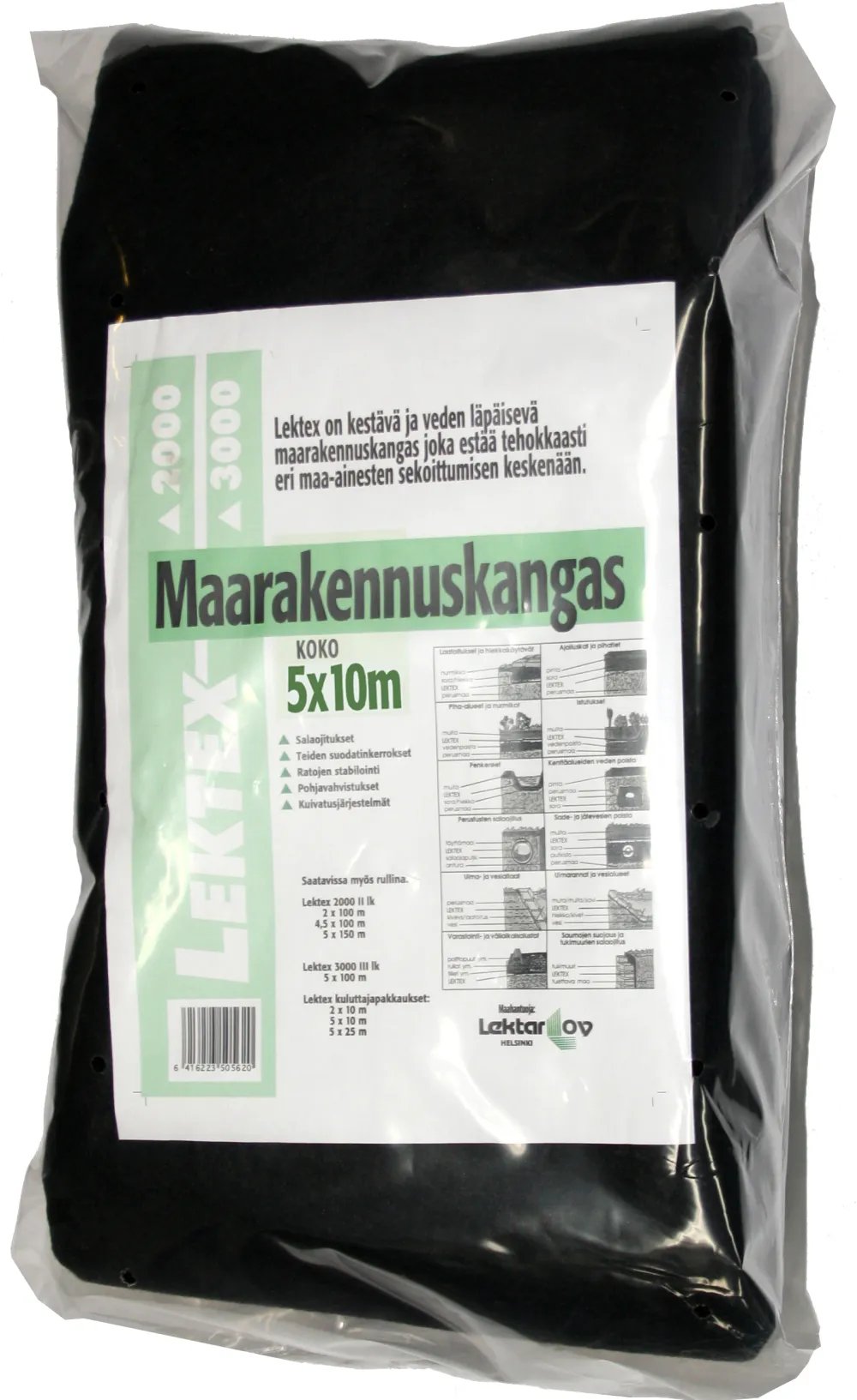 Lektar Lektex suodatinkangas Minipack N1 5 x 10 m Hot