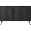 Lipasto 1D3S LANTE, 82x138cm, musta - Nomla Outlet