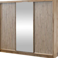 Nomla Liukuovivaatekkaappi LONDON 250 L, 250x215cm, ruskea Outlet