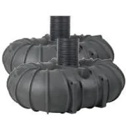 Lokasäiliö MX-Luja 2 x 5000 l huoltoluukulla kytkettynä - Meltex Outlet