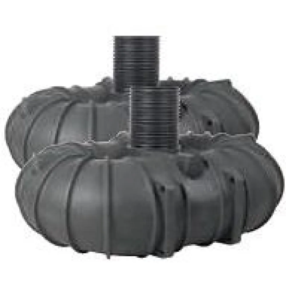 Lokasäiliö MX-Luja 2 x 5000 l huoltoluukulla kytkettynä - Meltex Outlet