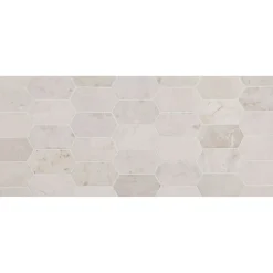 Qualitystone Luonnonkivilaatta Picket White Marble, 100x200mm Clearance
