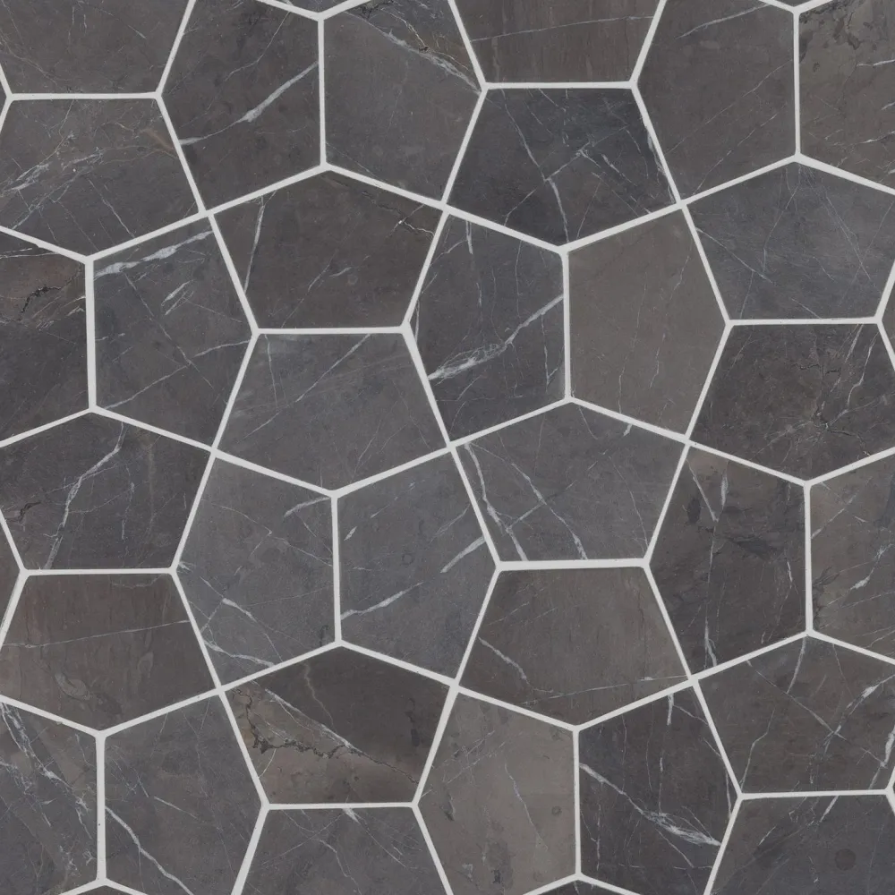 Luonnonkivilaatta Pentagon Grey, 150x100mm - Qualitystone New