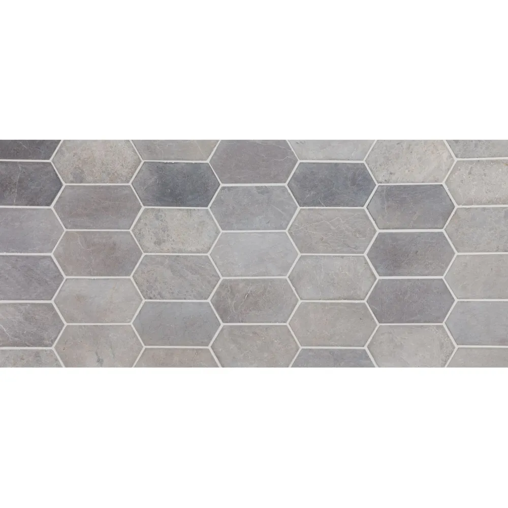 Qualitystone Luonnonkivilaatta Picket Light Grey Marble, 100x200mm