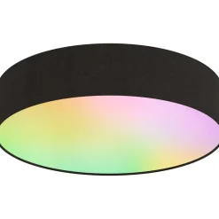 Älykattoplafondi Smart Ø30cm RGB + 3000-6500K musta - Calex Online
