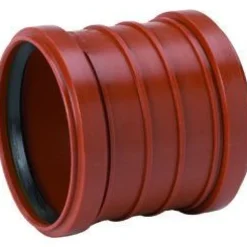 Maaviemärin kaksoismuhviyhde PVC 250 mm - Uponor Discount