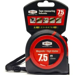 Magneettinen mittanauha line 7,5 m x 25mm - Tamo Online