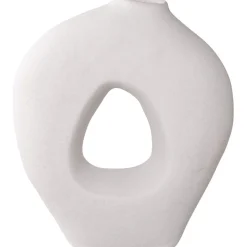 House Nordic Maljakko Vase, 24x10.5x27.8cm, keramiikka, valkoinen Outlet