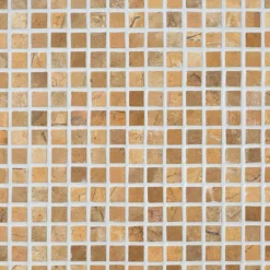 Qualitystone Marmorimosaiikki Square Mustard, verkolla, 20 x 20 mm Outlet