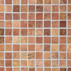 Qualitystone Marmorimosaiikki Square Terra, verkolla, 30 x 30 mm Discount