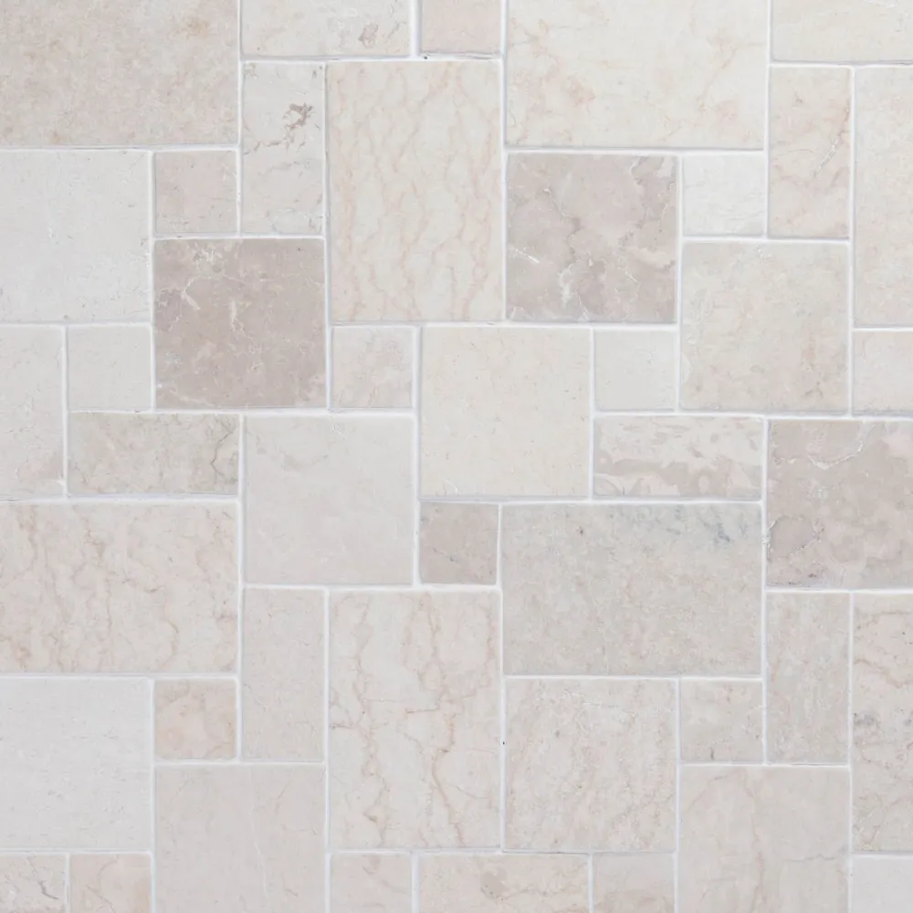 Qualitystone Marmorimosaiikki French Pattern White, verkolla Hot