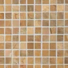 Marmorimosaiikki Square Mustard, verkolla, 30 x 30 mm - Qualitystone Hot
