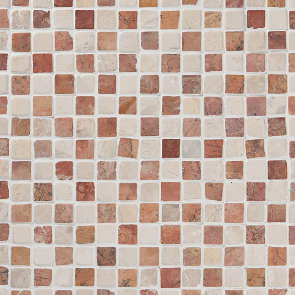 Qualitystone Marmorimosaiikki Square Terra-White, verkolla, 20 x 20 mm Hot