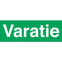 Merkintäkilpi "Varatie", 20x8cm, jälkivalaiseva - Suomen Turvakauppa Discount