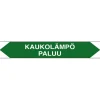 Merkintätarra/putkistotarra "Kaukolämpö paluu", 16x2.5cm, 5kpl - Suomen Turvakauppa Sale