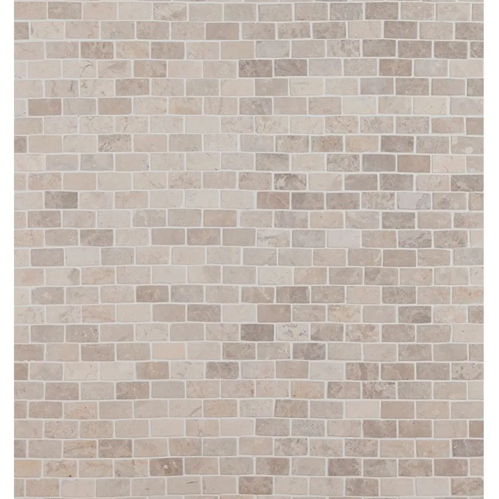 Mosaiikkilaatta Brick Mini White, 20x40mm - Qualitystone Discount