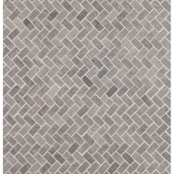 Mosaiikkilaatta Herringbone Light Grey Mini, 20x40mm - Qualitystone Hot