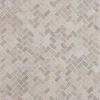 Qualitystone Mosaiikkilaatta Herringbone White Mini, 20x40mm Best