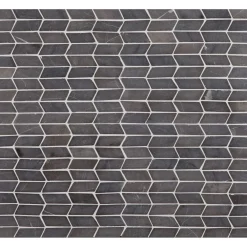Qualitystone Mosaiikkilaatta Shevron Mini Grey, 25x60mm Discount