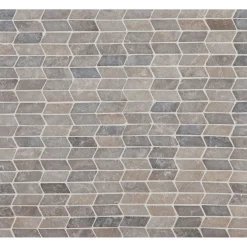 Qualitystone Mosaiikkilaatta Shevron Mini Light Grey, 25x60mm Best