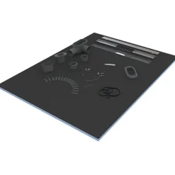 Tycroc Märkätilalevy lattiaan lineaarisella kaivolla STL100 10000x1000x30 mm Online