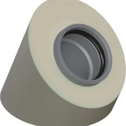 BetterPipe Muhvikulma , viemäri- ja radon-tuuletus, Ø110mm, 45°, LE100 Outlet