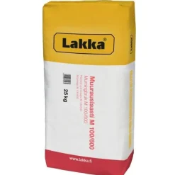 Lakka Rakennustuotteet Muurauslaasti Lakka M 100/600, eri värejä New