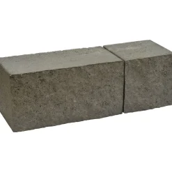Rudus Muurikivi Antikko 330x165x165 mm profiloitu musta New