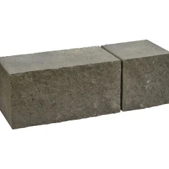Rudus Muurikivi Antikko 330x165x165 mm profiloitu mustaharmaa Best