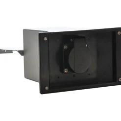 Muuripistorasia 16 A 220-250 V IP44 190x185x98 mm musta - Rudus Online